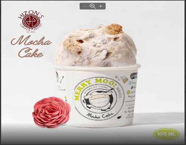 Hizon's x Merry Moo: Mocha Cake - Merry Moo Ice Cream