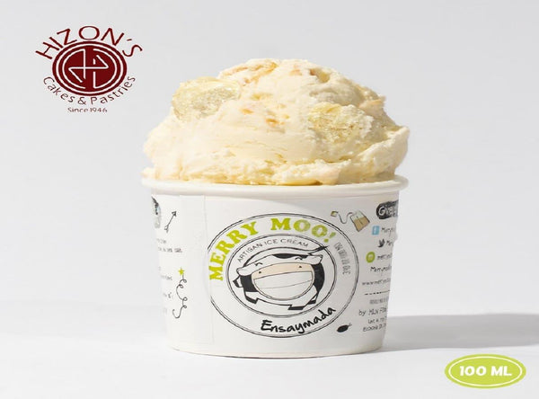Hizon's x Merry Moo: Ensaymada - Merry Moo Ice Cream