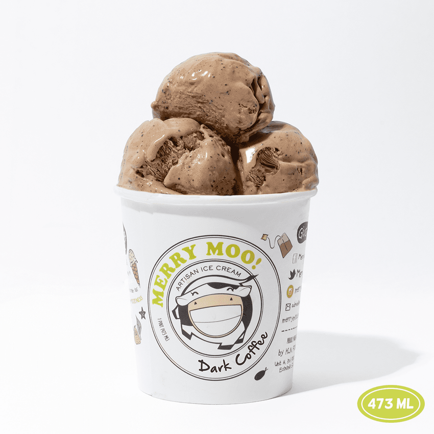 Merry Moo Ice Cream Dark Coffee 473ml