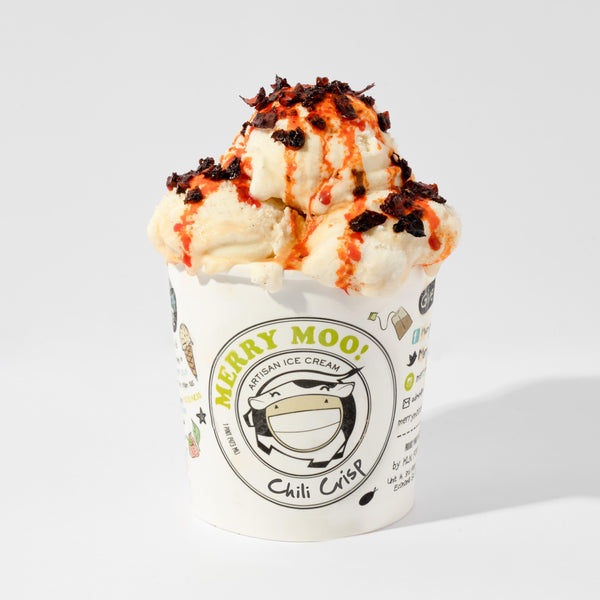 Merry Moo Ice Cream Limited Edition: Chili Crisp 473ml