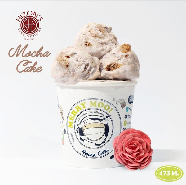 Hizon's x Merry Moo: Mocha Cake - Merry Moo Ice Cream