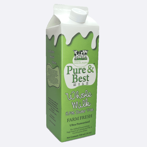 Pure and Best - Premium Fresh Whole Milk - Merry Moo Ice Cream