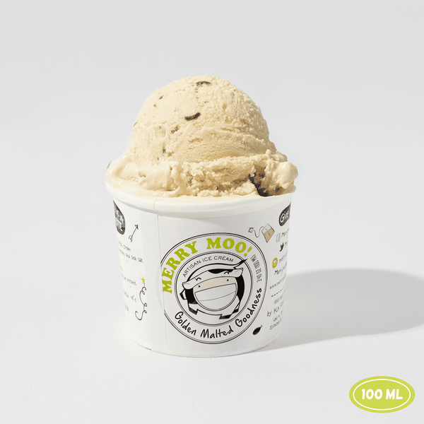 Merry Moo Ice Cream Golden Malted Goodness 100ml