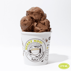 Merry Moo Ice Cream Salted Chocolate 473ml