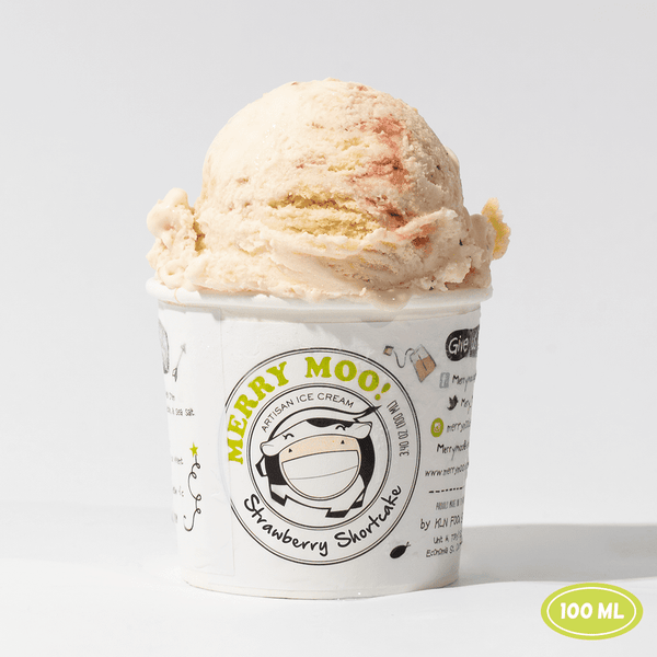 Merry Moo Ice Cream Strawberry Shortcake 100ml