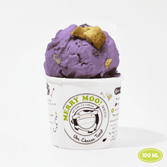 Ube Cheese Toast - Merry Moo Ice Cream